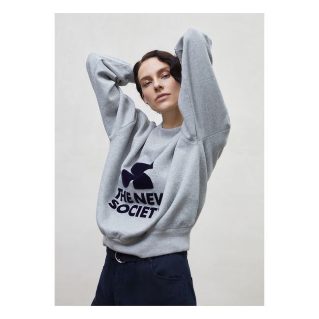 Felpa Amara in Cotone Responsabile - Collezione Donna | Grigio