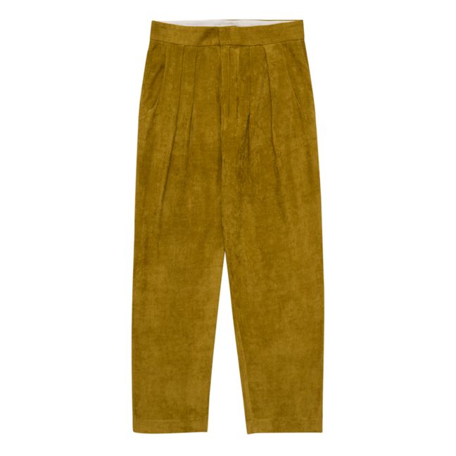 Textured Velvet Trousers - Women's Collection | Ochre