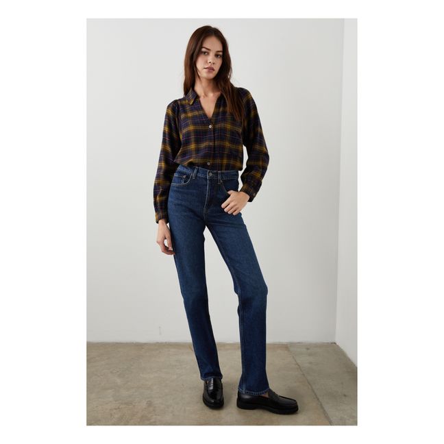 Chemise Lauren Carreaux | Brown