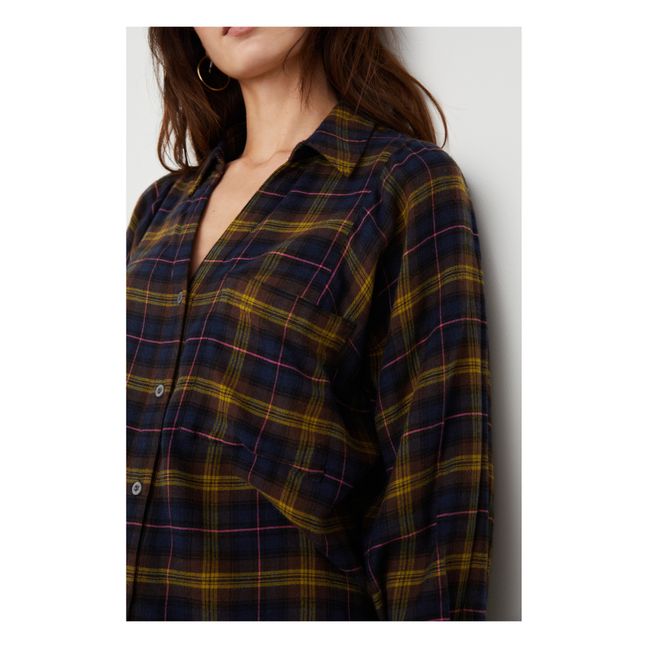 Chemise Lauren Carreaux | Brown