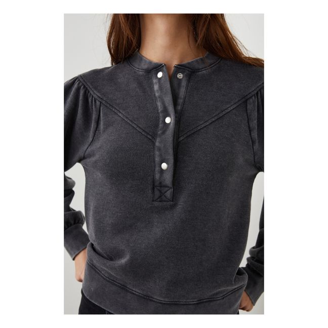 Sweat Boutonné Dex | Black