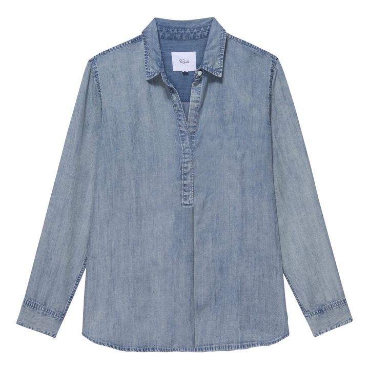 Blusa Nissa Tencel | Azul- Imagen del producto n°1