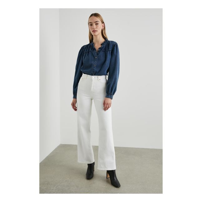 Blouse Camille Tencel | Navy blue