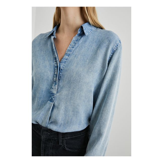 Blouse Nissa Tencel | Blu