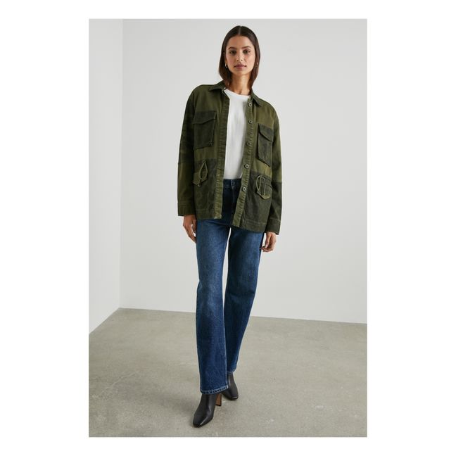 Chaqueta de algodón ecológico Evan | Olive