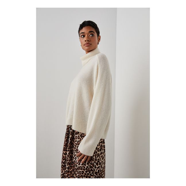 Pull Estelle Laine Cachemire et Soie | Ivory