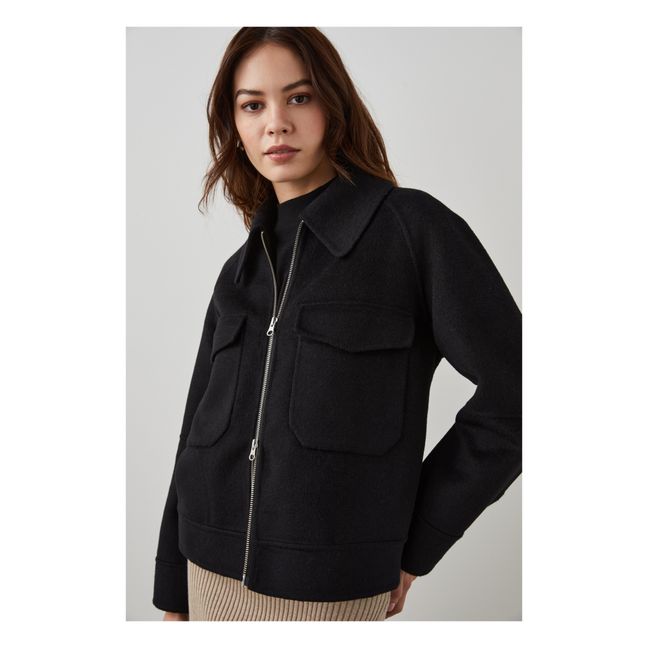 Chaqueta de lana Cheyenne | Negro