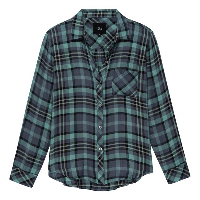 Camisa Hunter Carreaux Ecovero | Verde Oscuro