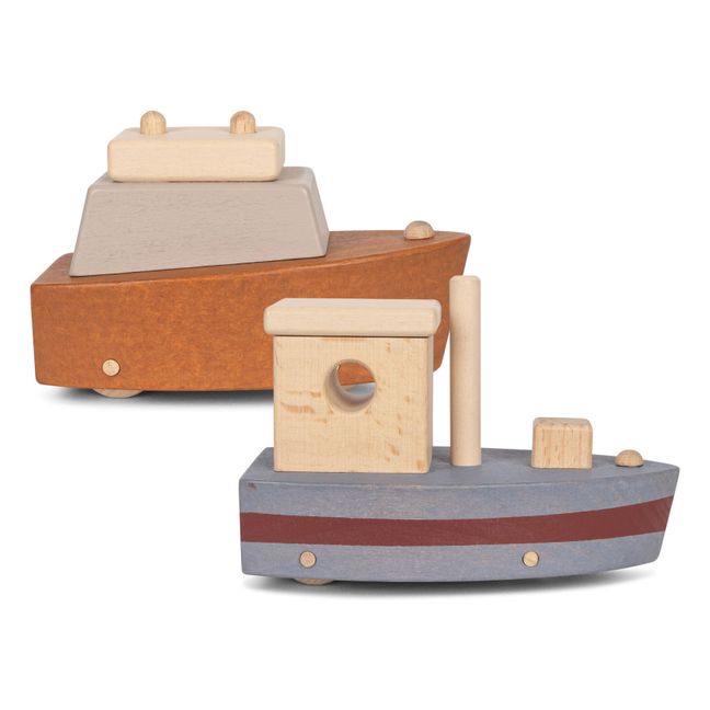 FSC wooden boats - Set of 2