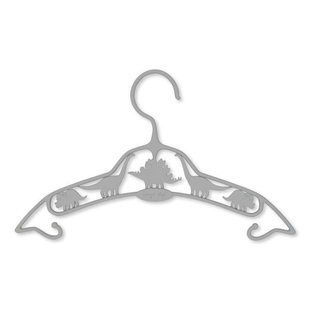 Cintres Dino - Set de 3 | Gris Claro