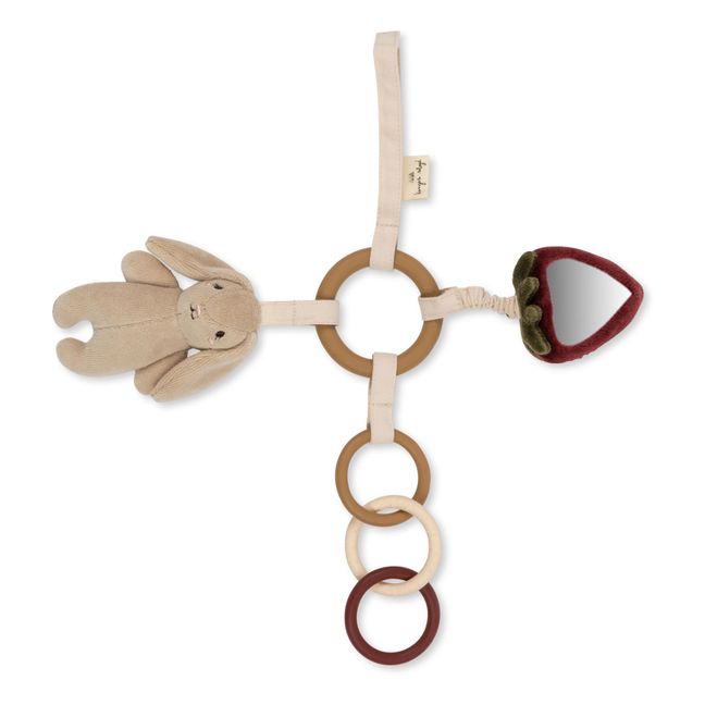 Hochet d'activités Lapin | Beige