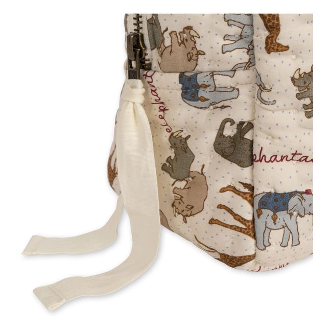 Grande trousse de toilette en coton bio