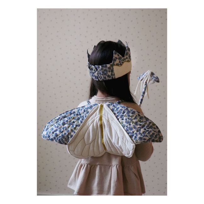 Butterfly costume in organic cotton | Blue