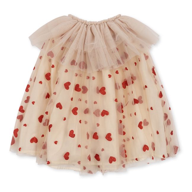 Cape à sequins | Rouge
