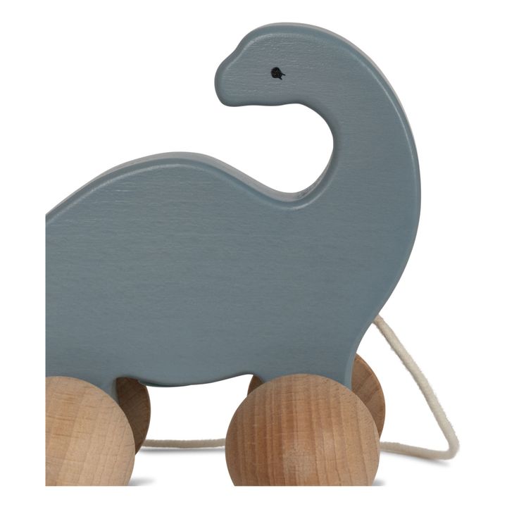 Konges Sløjd - Nachziehspielzeug Dino aus FSC-Holz - Blau