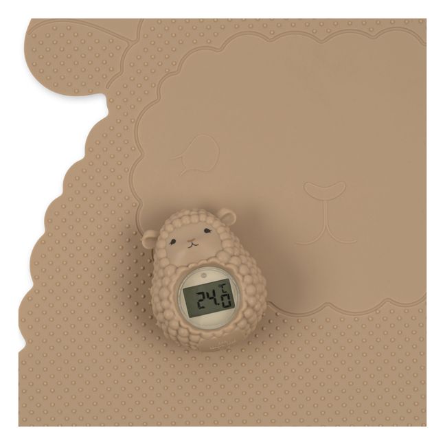 Thermomètre et tapis de bain Mouton | Sand