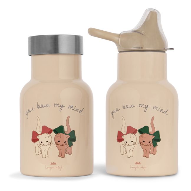 Isothermische Trinkflasche aus Edelstahl | Blush