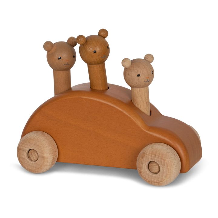 Spielzeugauto aus FSC-Holz | Haselnussbraun- Produktbild Nr. 0