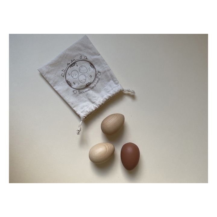 Rasseln Eier - 3er Set- Produktbild Nr. 1