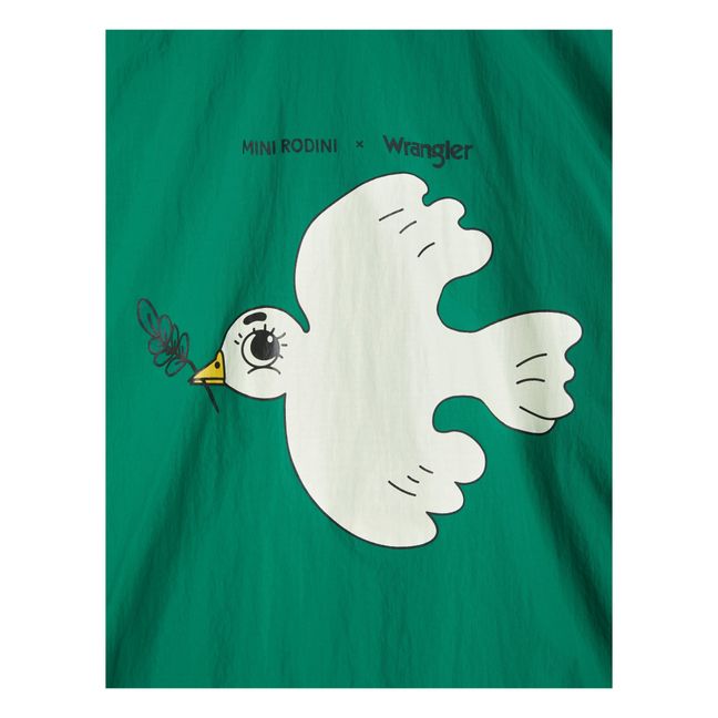 Chaqueta de nailon reciclado Rodini x Wrangler Mini Dove | Verde