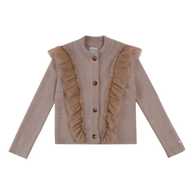 Gilet Laine Darine - Festive  | Beige