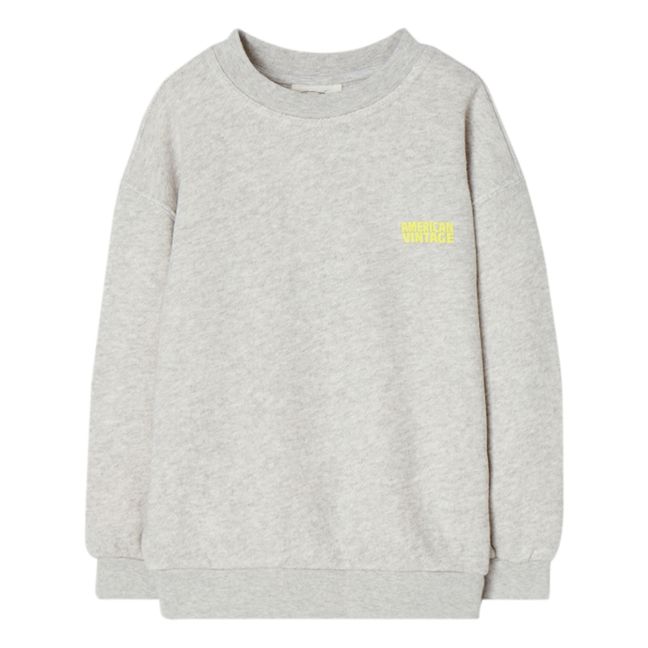 Sweat Coton Bio Kodytown | Grigio chiné