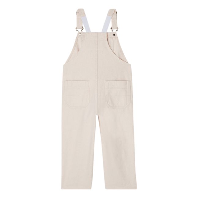 Salopette Coton Bio Spywood  | Ecru