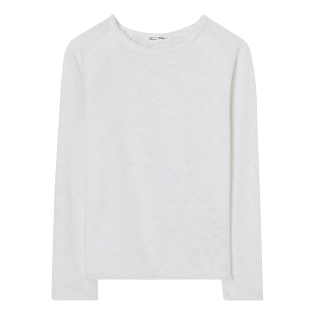 T-shirt a maniche lunghe, modello: Sonoma | Bianco