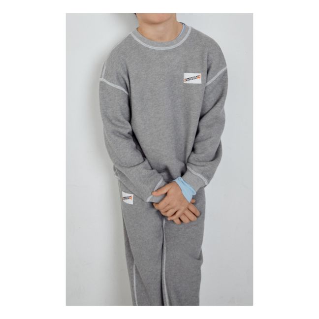 Sweat Coton Bio | Gris chiné