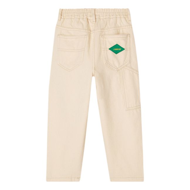 Pantalon 5 Poches  | Ecru
