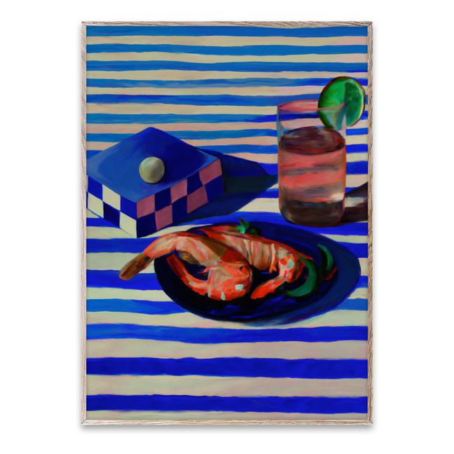 Affiche Shrimp and Stripes par Misfitting Things | Azul