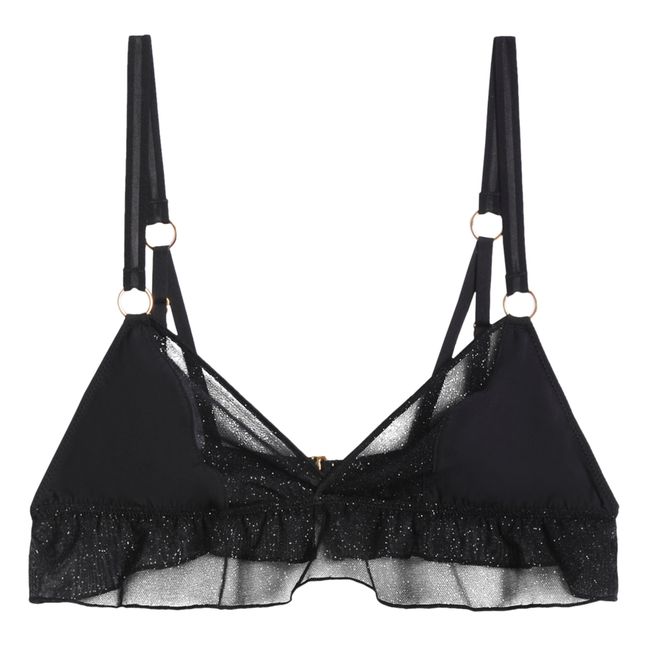 Soutien-gorge Vasco Métallisé | Noir