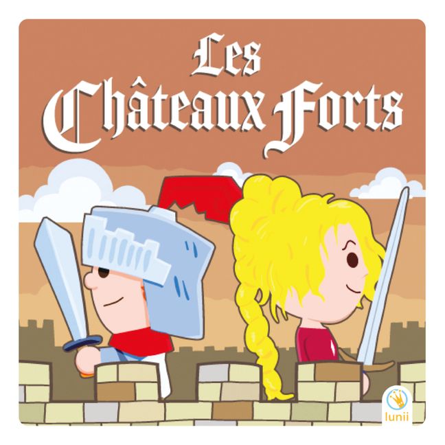 Coffret livre audio - Les châteaux forts