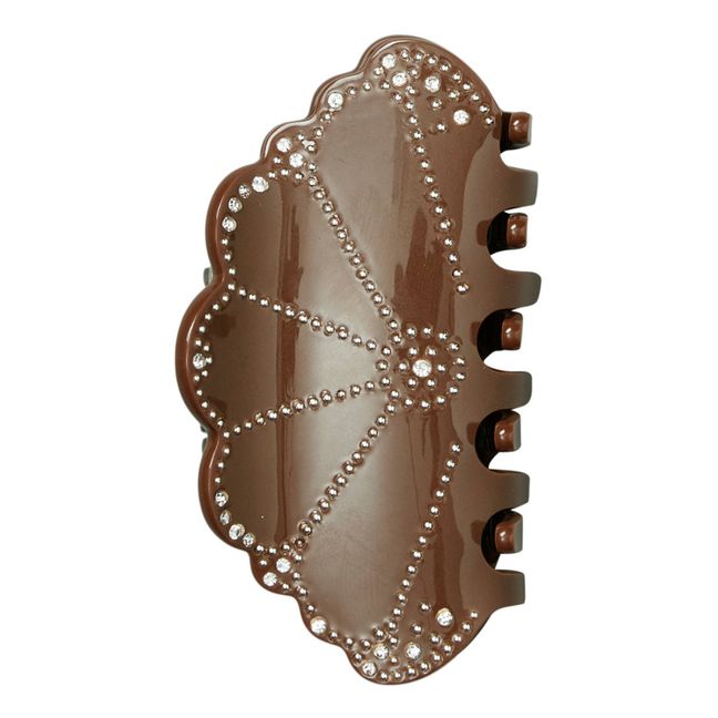 Pinza Elsie Claw | Marrón