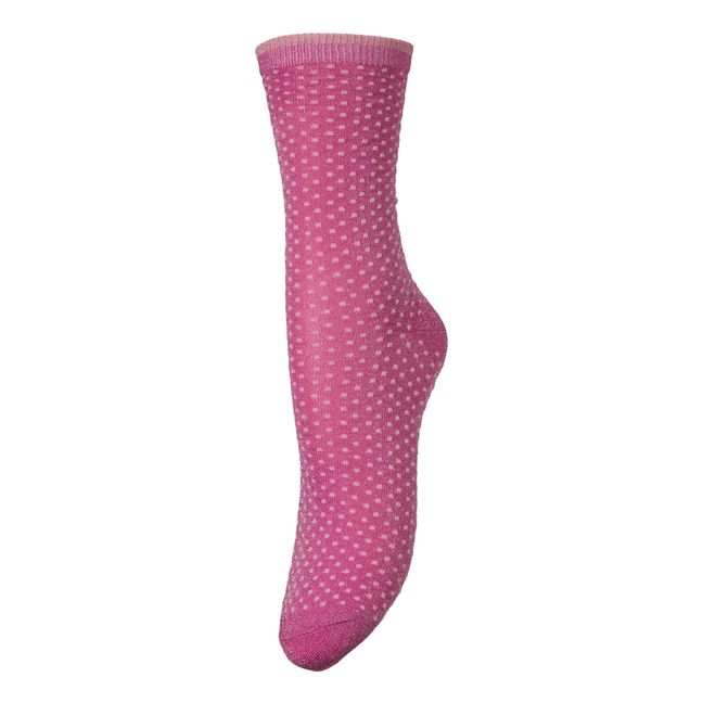Chaussettes Ditsy Glitter | Rose