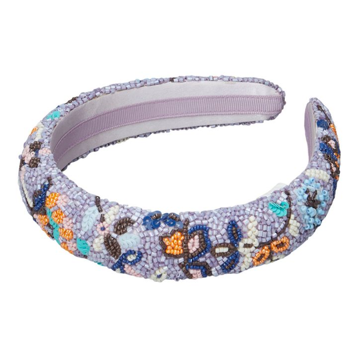 Granville Beaded Headband | Lilac- Product image n°0