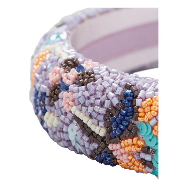 Serre-Tête Granville Perles | Lilas