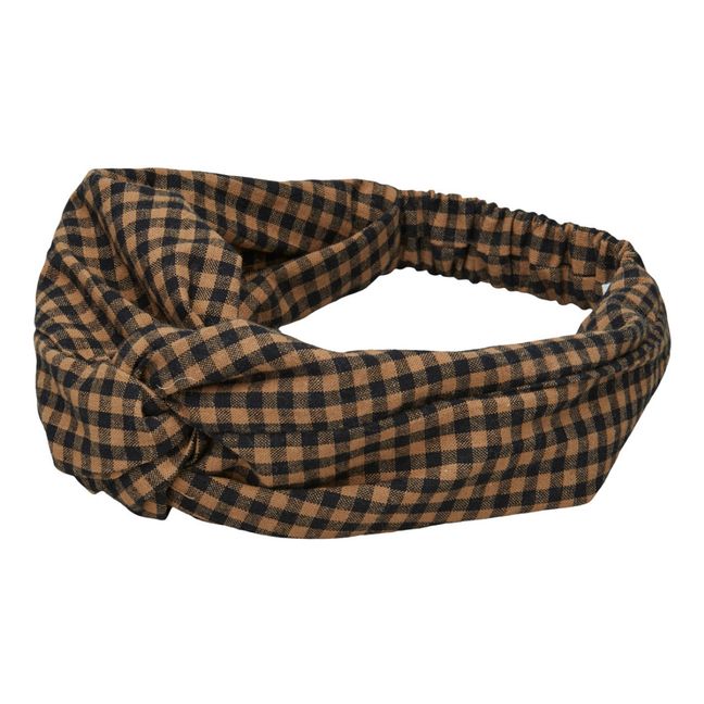 Bandeau Gingham | Brun