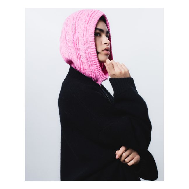 Cagoule Balaclava Laine | Rosa