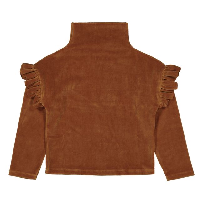 Sweat Velours Alison | Camel