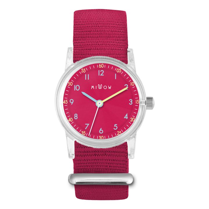 Et’Tic Watch | Raspberry red- Product image n°0