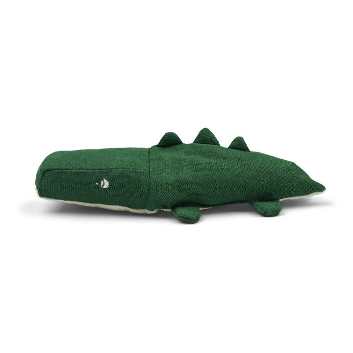 Kuscheltier Krokodil Myra aus Bio-Baumwolle | Dunkelgrün- Produktbild Nr. 1