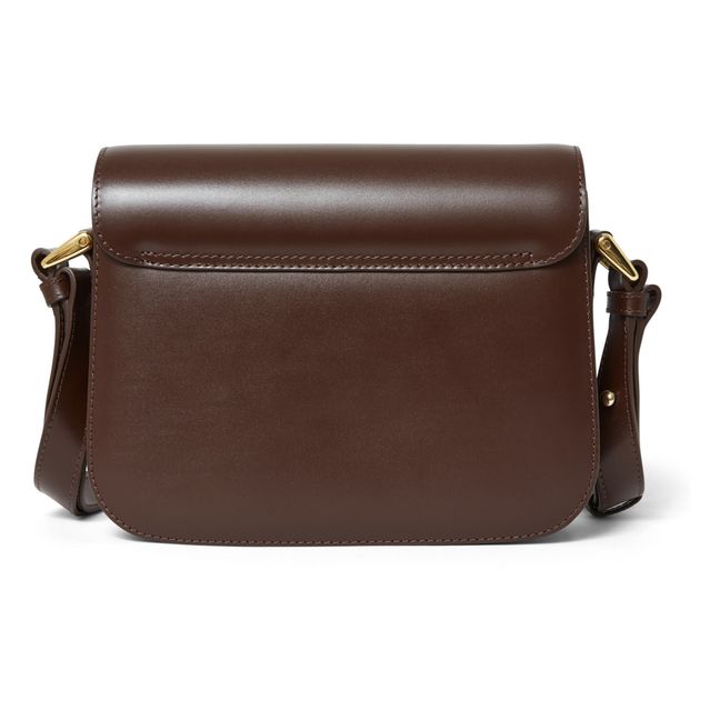 Grace Small Smooth Leather Bag | Coffee