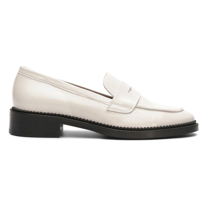 Patent loafers N°82 | White- Product image n°0
