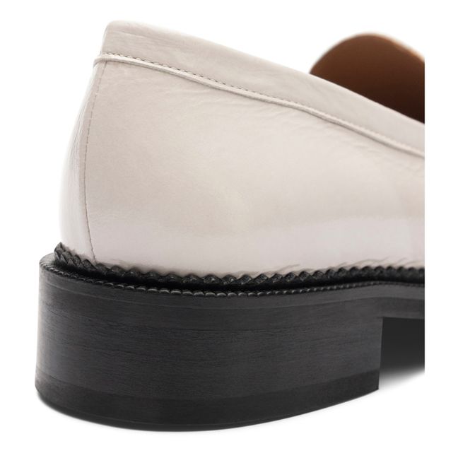 Mocassini in vernice N°82 | Bianco