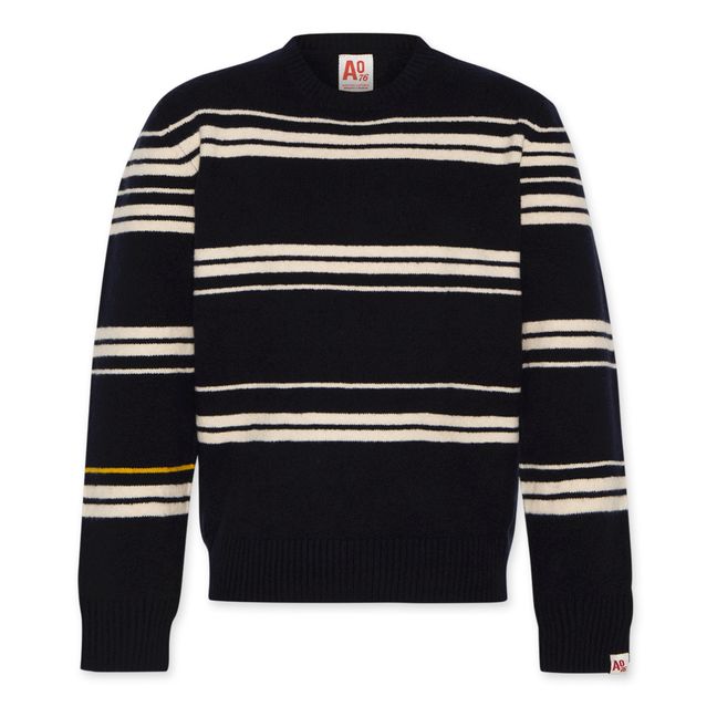 Pull Rayé Caleb | Bleu marine