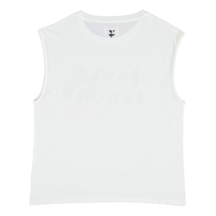Sophie cotton and linen tank top | White- Product image n°1
