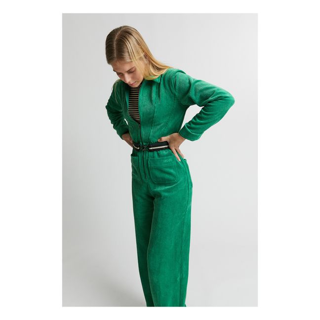 Combinaison Olbia Velours | Vert Menthe