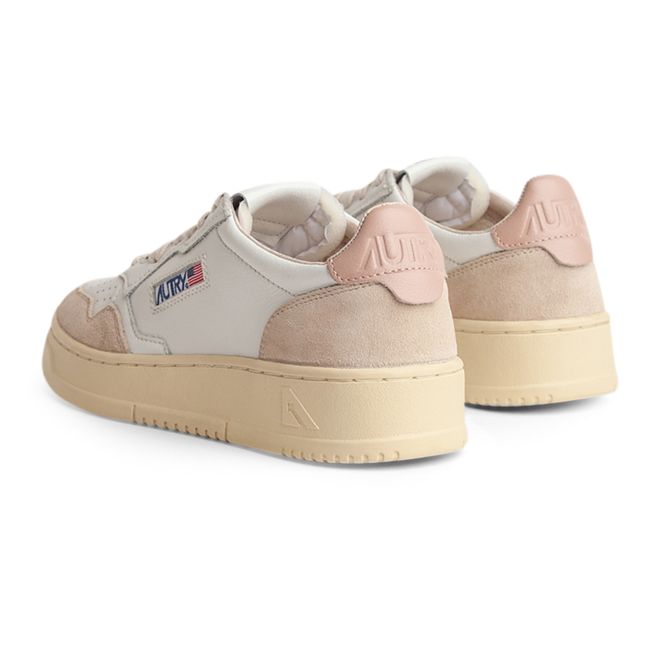 Medalist Low Leather/Suede Sneakers | Pale pink