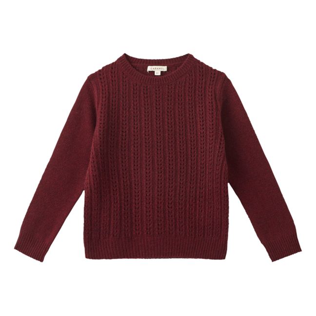 Exclusivité Caramel x Smallable - Pull Ruby | Bordeaux